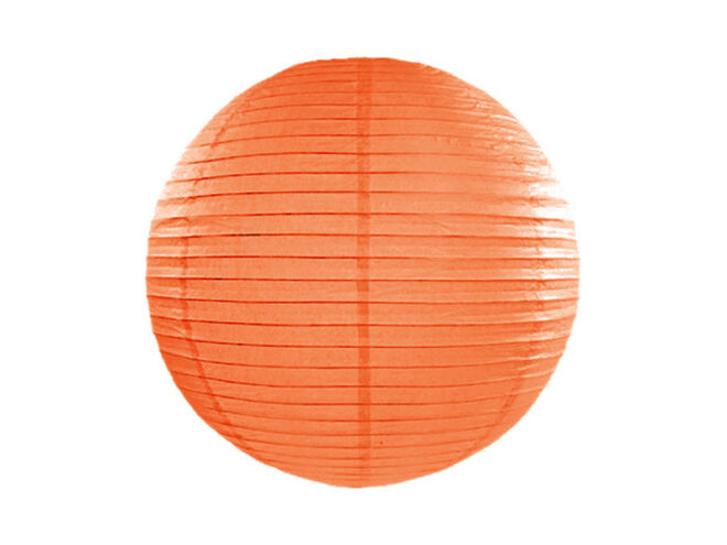 Papieren Lampion 35cm - Oranje