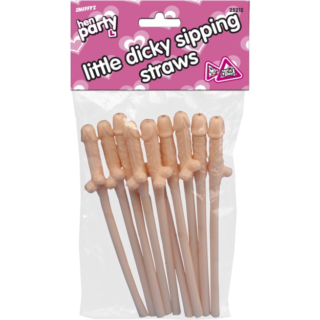 Dicky slipping straws