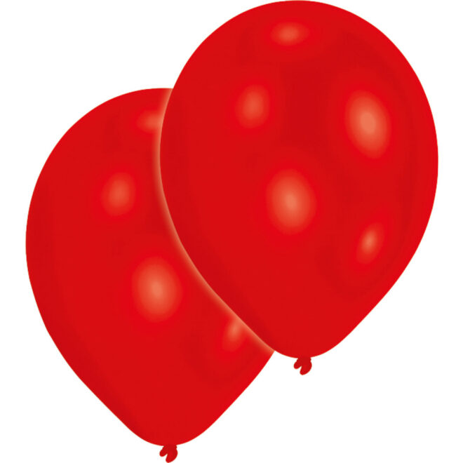 Latex ballonnen rood (28cm) - 10 stuks