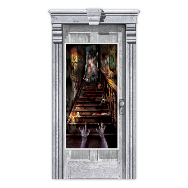 Haunted House deurposter (165x85cm)
