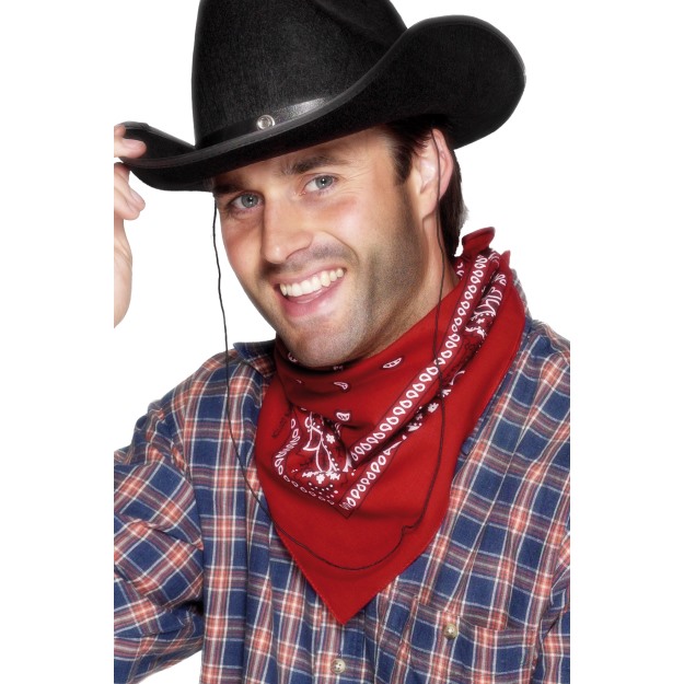 Cowboy sjaal rood