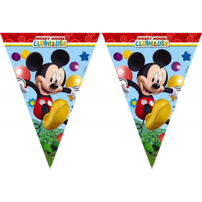 Mickey Mouse Clubhouse vlaggenlijn van drie meter lang