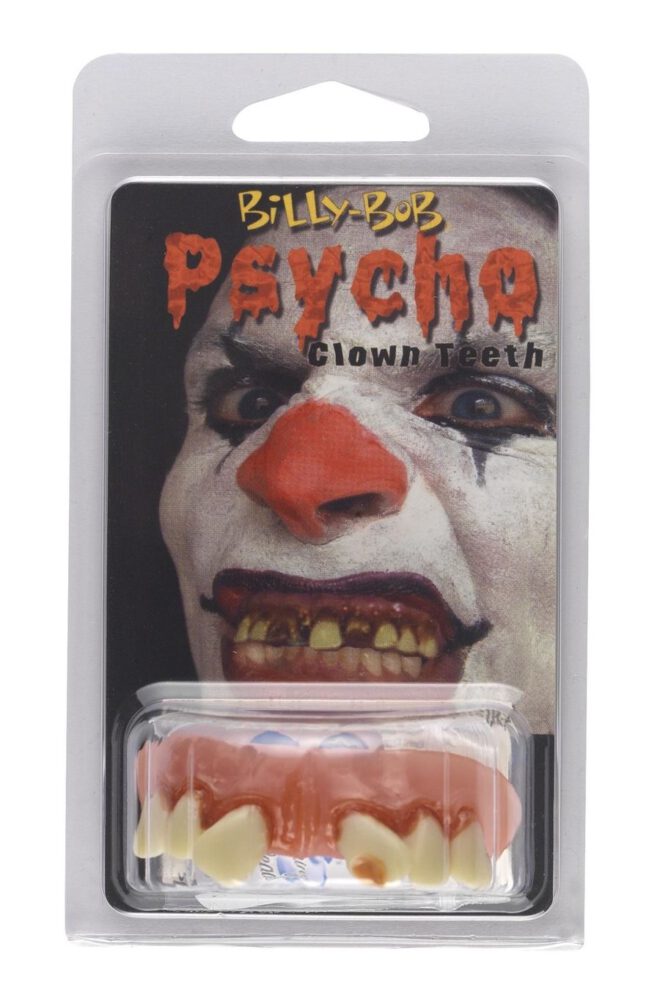 Psycho clown teeth yellow with fitting beads