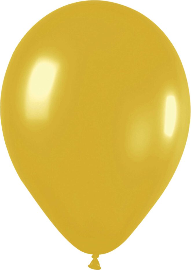 Latex Ballonnen Goud, 30cm - 10 stuks