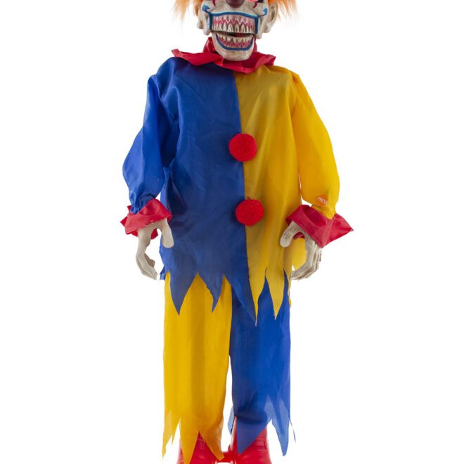 Enge Clown met licht, geluid en beweging - 90cm