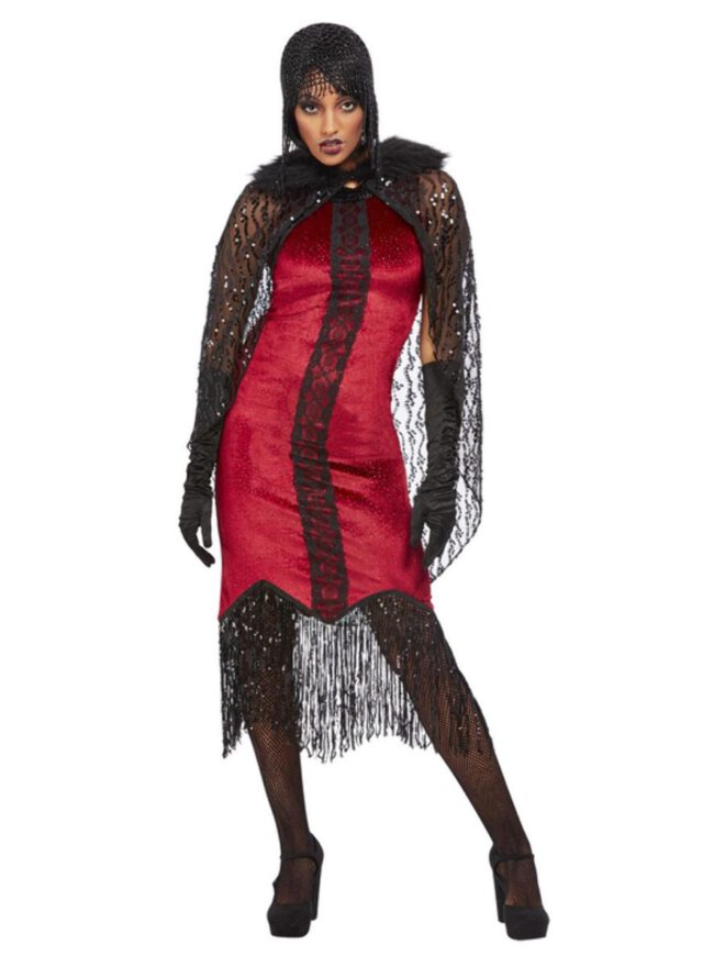 Vampire flapper costume