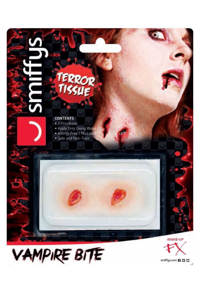 Horror applicatie, vampiet bijt wond Horror wound transfer, vampire bite wound
