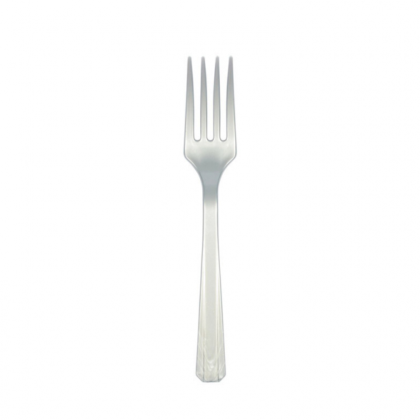 Plastic vorken zilver - 10 stuks