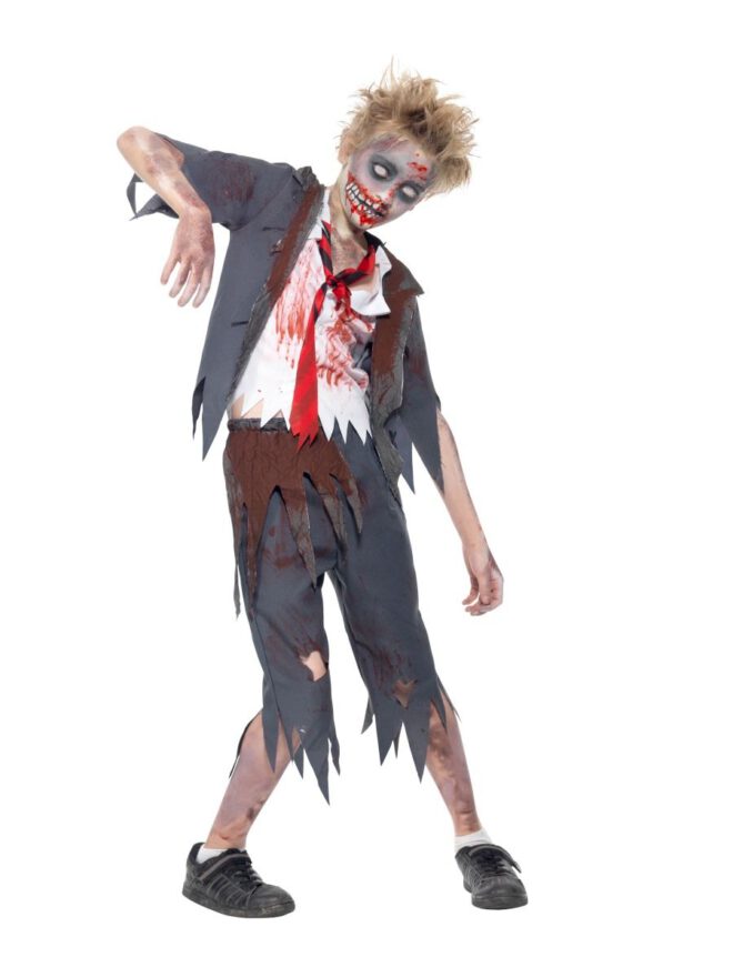 Zombie school boy costume