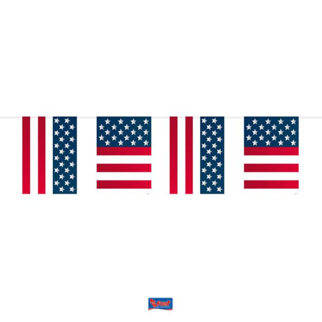 Amerikaanse vlaggenlijn (10 meter)
