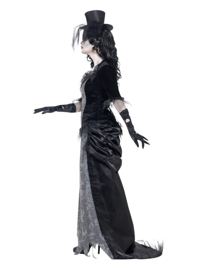 Zwarte weduwe spook kostuum