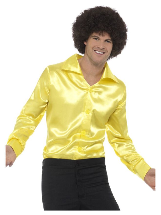 60's / 70's blouse geel