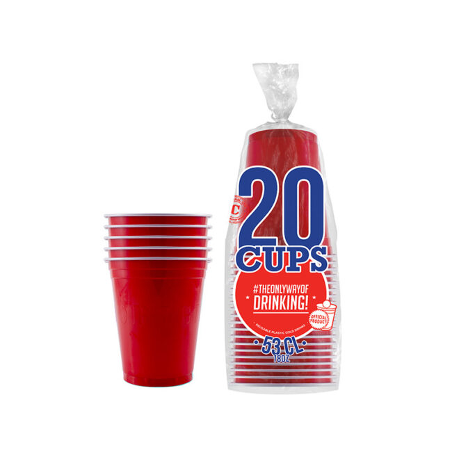 20 American Red Cups