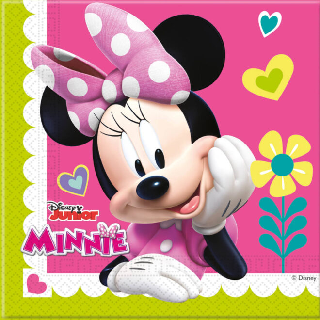 Minnie Mouse Helpers servetten - 20 stuks