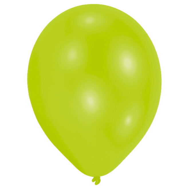Latex ballonnen lime groen (28cm) - 25 stuks