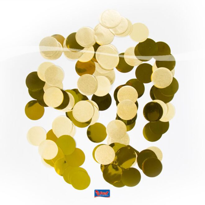 Confetti groot rond (14g) - goud
