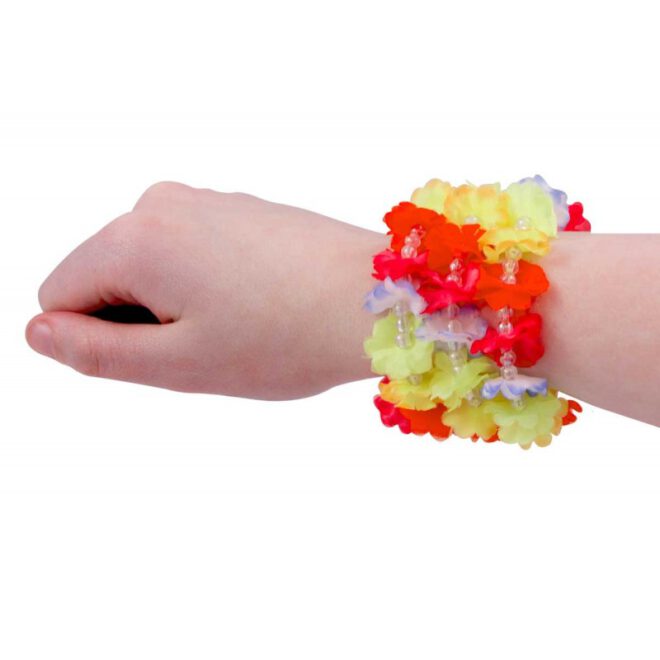 Hawaii bloemetjes-armband