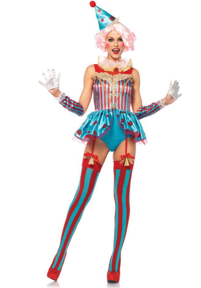 Kostuum Delightful Circus Clown Leg Avenue
