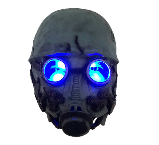 Gasmasker met Oplichtende ogen