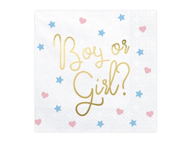 Servet Genderparty "Boy or Girl"