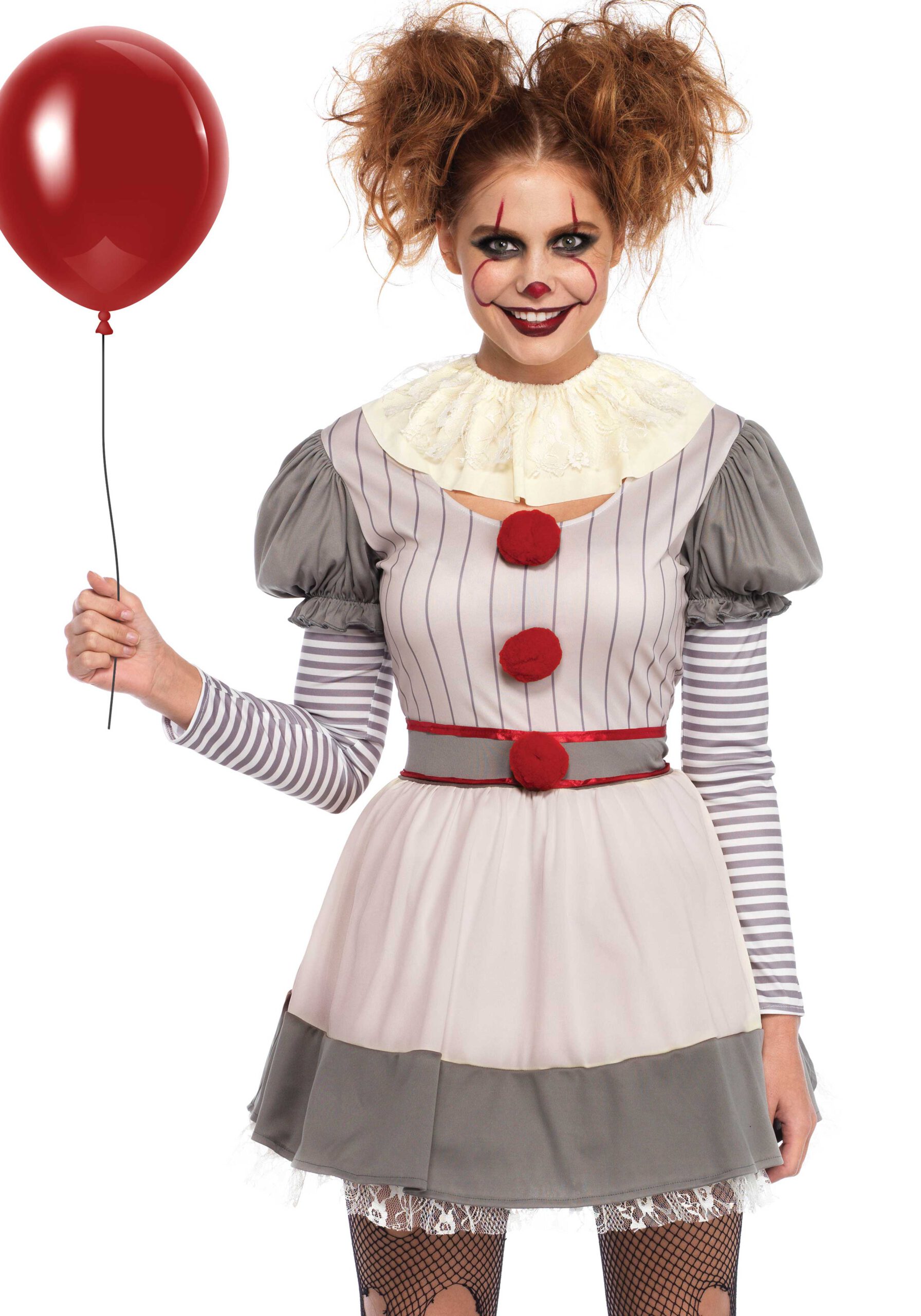 Twinkelen gezagvoerder voorstel Leg Avenue kostuum Creepy Clown - Feesthuis