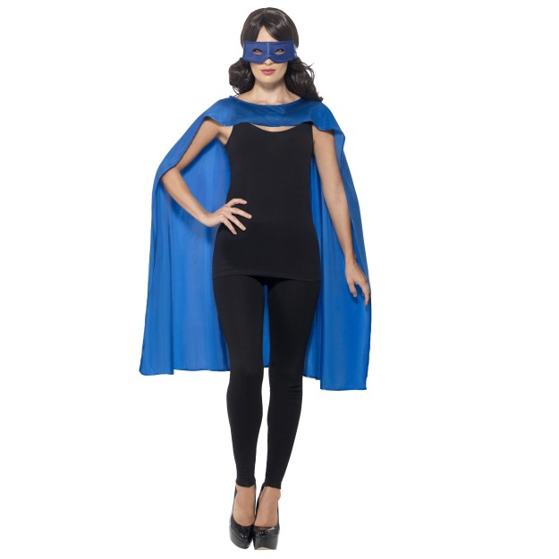 cape with eyemask blue