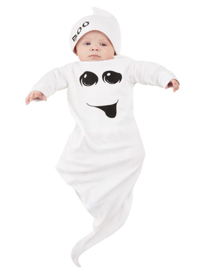 Spook baby pakje booo Ghost babygrow costume