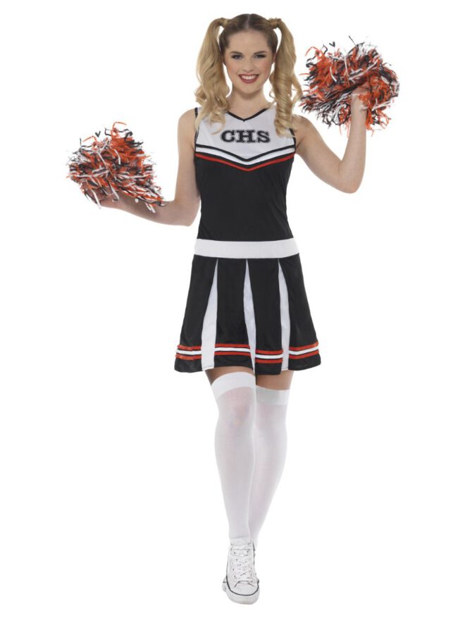 Cheerleader kostuum, Zwart