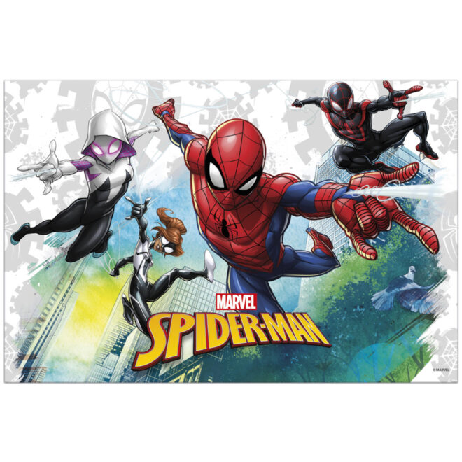 Spiderman tafelkleed (120x180cm)