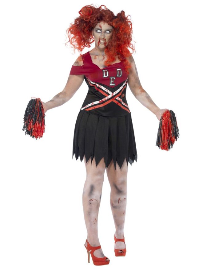 High school horror cheerleader costume