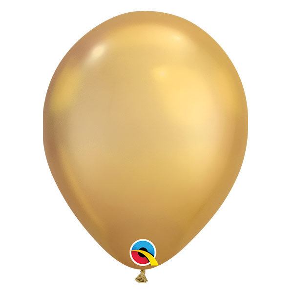 Qualatex ballon 7 inch chrome goud