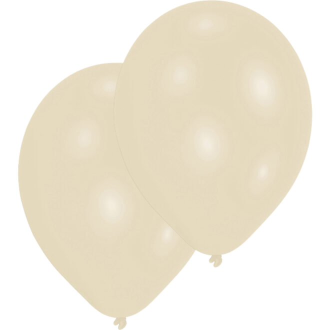 Latex ballonnen vanille (28cm) - 25 stuks