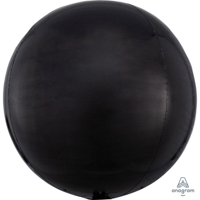 Orbz ballon klein (38x40cm) - Zwart