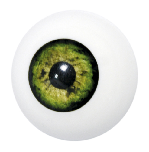 Grimas kunststof oog - Groen