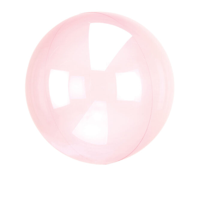 Clearz Crystal ballon - Donker Roze