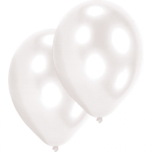 Latex ballonnen wit (28cm) - 10 stuks