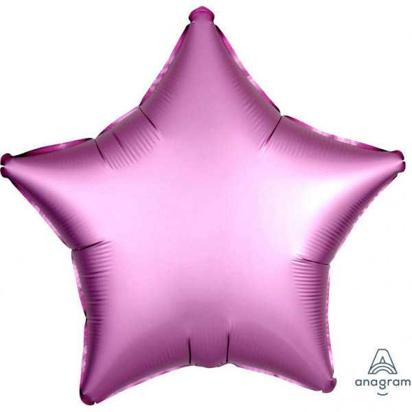 Folie ballon Satin Luxe (43cm) - Ster licht Roze