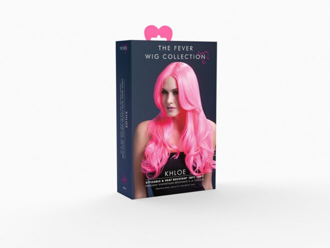 Fever Khloe wig neon pink