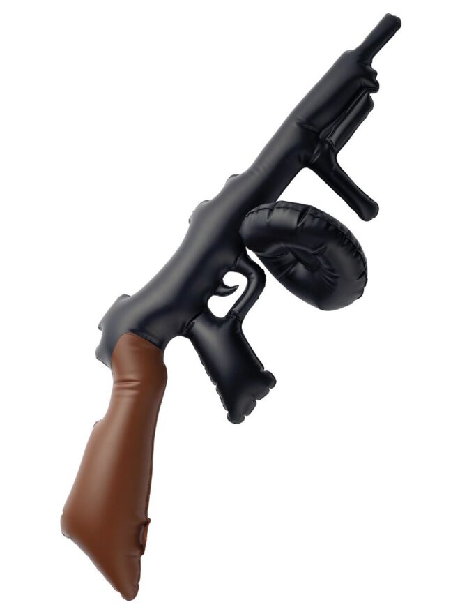 Opblaasbaar geweer Tommy 75 cm Inflatable Tommy Gun