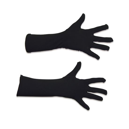 Pietenhandschoenen de luxe, zwart - 40cm