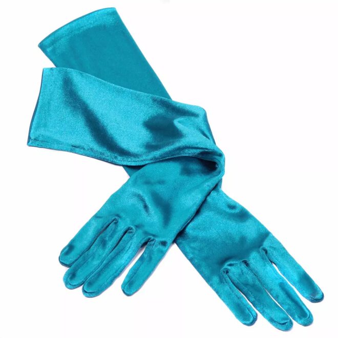 Gala handschoenen 48cm Turquoise