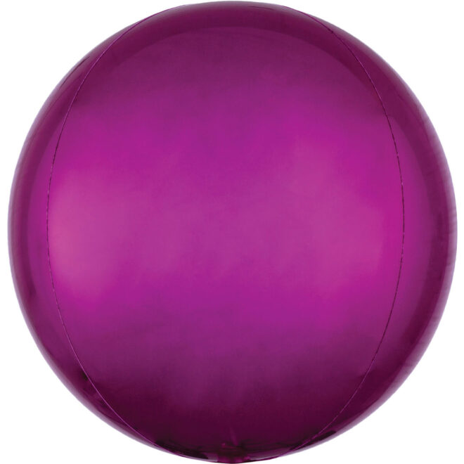 Orbz ballon klein (38x40cm) - Donker Roze