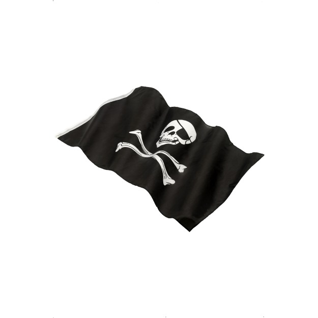 Piratenvlag met doodshoofd erop
