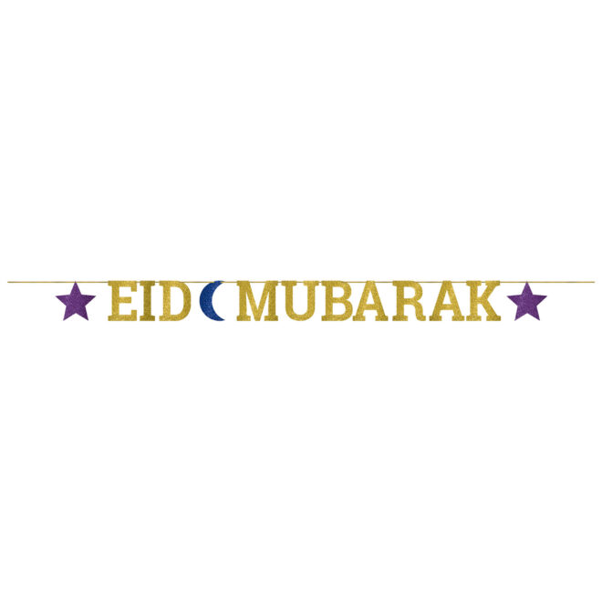 Eid Mubarak letterslinger (365cm)