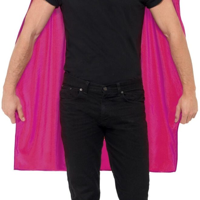 Roze cape met oogmasker