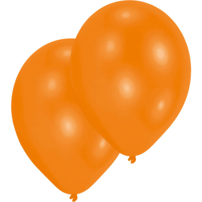 Latex ballonnen oranje (28cm) - 10 stuks