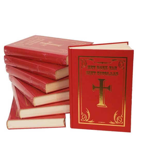 Sinterklaasboek met kruis