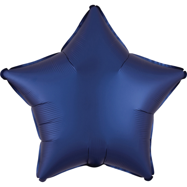 Folie ballon Satin Luxe (43cm) - Ster Navy