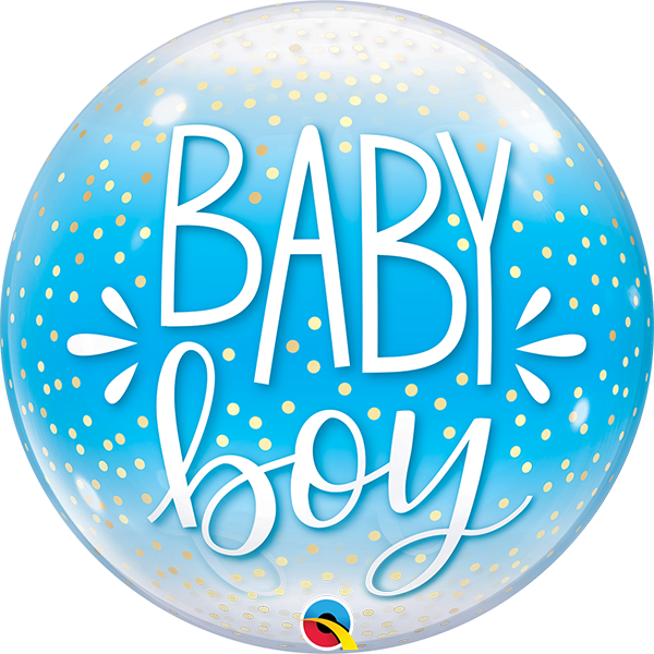 Bubble ballon Baby boy - geboorte jongen