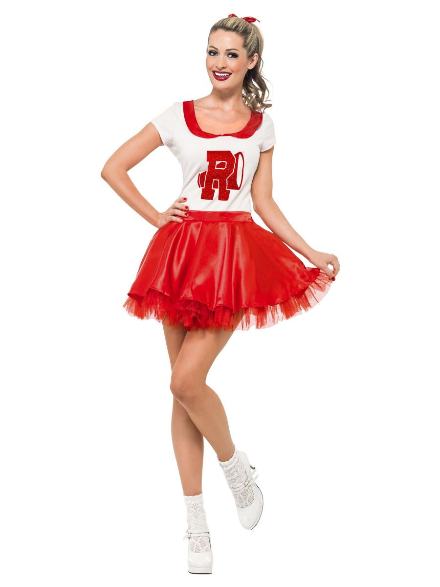 Loodgieter Labe specificatie Sandy Cheerleader kostuum - Feesthuis